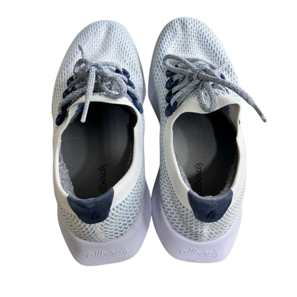 Allbirds Tree Dasher 2 Sneakers Women's Sz 9 Blue White Comfort Soles Athletic - Picture 8 of 10